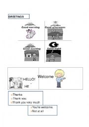 English Worksheet: Greetings