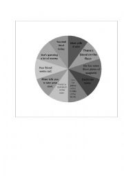 English Worksheet: Modals of deduction wheel
