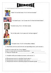 English Worksheet: Verb to be, personal pronouns, colors  and numbers