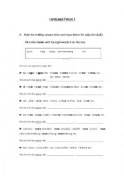 English Worksheet: guided discovery