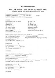 English Worksheet: Listening Song_No _Meghan Trainor