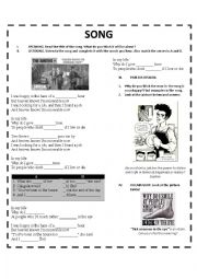 English Worksheet: Heavens knows Im Miserable The Smiths