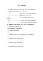 English Worksheet: GRAMMAR EXERCISES