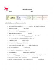 English Worksheet: Expressing preferences