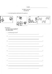 English Worksheet: Are there any...? 