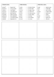 English Worksheet: Dates