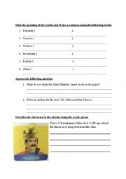 English Worksheet: Writing 