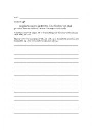 English Worksheet: Dream Budget