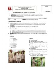 MOVIE WORKSHEET