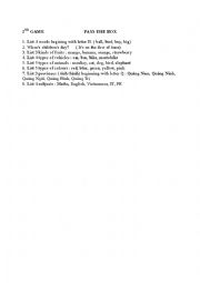 English Worksheet: Quiz