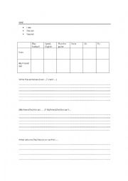 English Worksheet: Can Grid