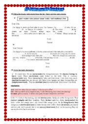 English Worksheet: 7TH FORM EXAM CORRECTION