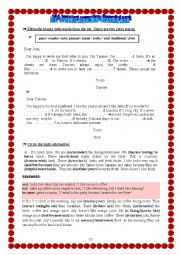 English Worksheet: 7TH FORM EXAM CORRECTION