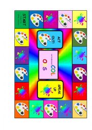 Color Idioms Board Game
