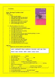 English Worksheet: READING COMPREHENSION: book 