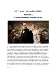 North and South -worksheet 2 -BBC  TV series (2004) 10-minute comprehension clip