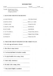 English Worksheet: present simple frequency adverbs