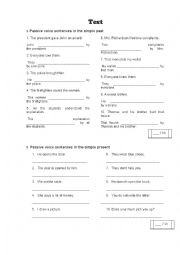 English Worksheet: Exercise