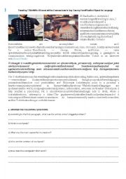 English Worksheet: Travel With Iconspeak - READING AND SPEAKING ACTIVITY