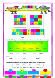 English Worksheet: Phonetics Symbols