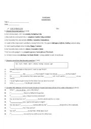 English Worksheet: Final Exams Elementary
