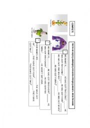 English Worksheet: FILL IN THE GAPS 