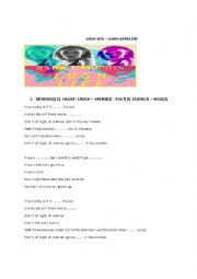 English Worksheet: lush life song worksheet