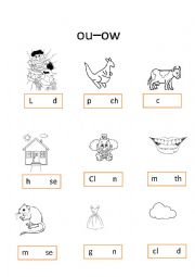 OU - OW worksheet