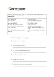 English Worksheet: Exerccios de reviso nvel bsico