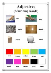 Adjective word bank