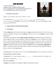 English Worksheet: the butler 