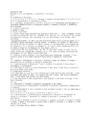 English Worksheet: WORKBOOK KEY