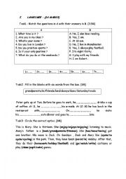 English Worksheet: MID-SEMESTER TEST N1 FOR 7TH FORM