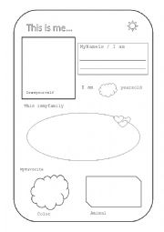 English Worksheet: Personal Information Worksheet