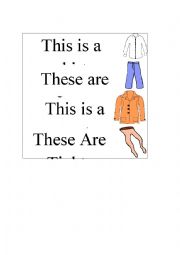 English Worksheet: Clothes