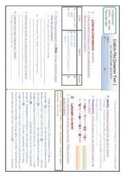 English Worksheet: Test ( Listening Comprehension & Language