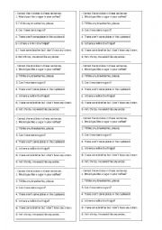 English Worksheet: Some, Any, common mistakes
