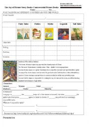 English Worksheet: folktale