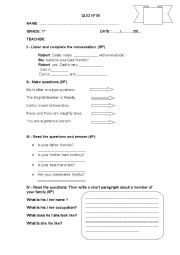 English Worksheet: yes/ no questions and present simple