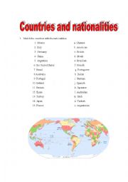 Countries and nationalities