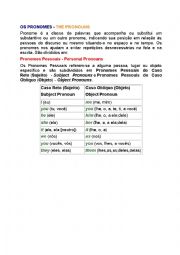 English Worksheet: personal pronouns