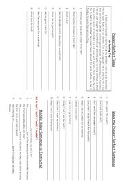 English Worksheet: Present Perfect Tense & Modals