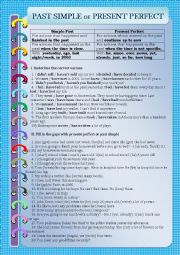 English Worksheet: Past Simple or Present Perfect