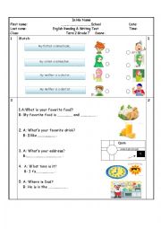 English Worksheet: Quiz