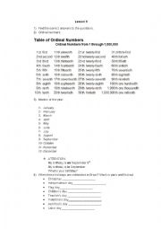 English Worksheet: Dates