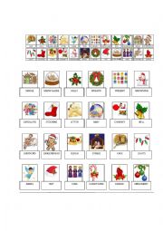 English Worksheet: Christmas - Guess who