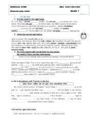 English Worksheet: REVIEW PAPERS