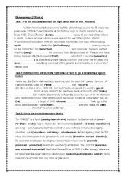 English Worksheet: MID SEMESTER LANGUAGE 3RD FORM