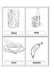 English Worksheet: Food game 1
