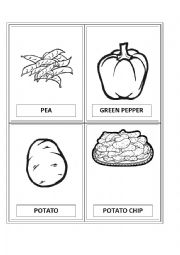 English Worksheet: food game 3